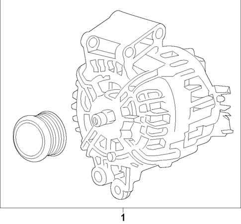 Alternator for 2018 Ford Fiesta #1