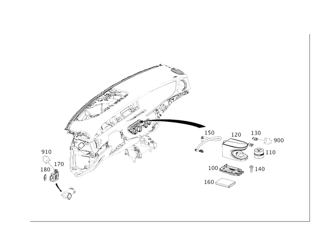 255452326 - Heating and Ventilation: Coupling, Mechanical for Mercedes-Benz Image image