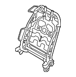 883102V140 - Body: Seat Back Frame for Hyundai: Veloster Image