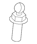 90051RL0G01 - : Engine Cover Ball Stud for Honda: Accord Image