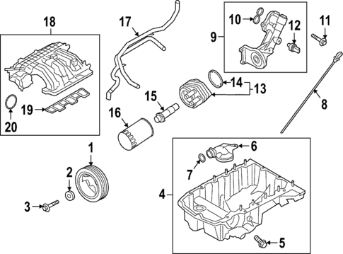 Engine Parts for 2021 Ford Explorer #0