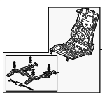 81126T3RA41 - Body: Frame Assembly for Acura: ILX Image