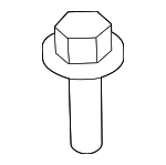 1125106256B - Body: Bumper Bracket Bolt for Kia: Cadenza, Forte, Forte Koup, Forte5, K4, K900, Niro, Niro EV, Optima, Rio, Sedona, Seltos, Sorento, Soul, Soul EV, Spectra5, Sportage, Stinger, Telluride Image