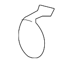 86517A9UA0 - Body: Tow Bracket Cover for Kia: Sedona Image