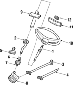 251419505 - Steering: Upper Shaft for Volkswagen: Vanagon Image