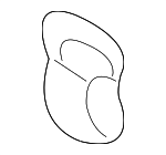 7269314050 - Body: Pad Assembly Retainer for Lexus: LS400, LS430, SC300, SC400 Image