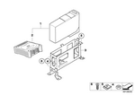 65128364931 - Audio, Navigation, Electronic Systems: Cd-Magazine BMW 6 Cd Changer Ai for BMW Image