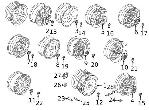 Covers & Trim for 1997 BMW 540i #0