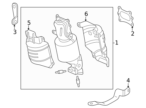 Catalytic Converter for 2026 Honda Passport #0