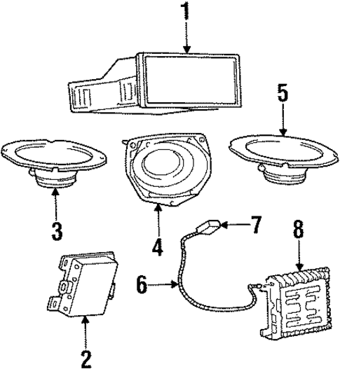 Sound System for 1996 Mercury Grand Marquis #0