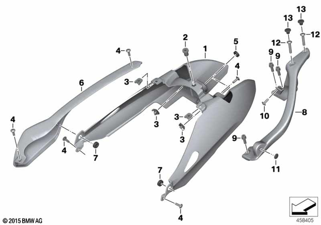 46627688394 - Frame and Mounting Parts: Tail Part -  for BMW-Motorrad Image