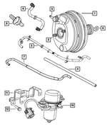 5183872AA - Brakes: Hex Lock Nut for Mopar Image