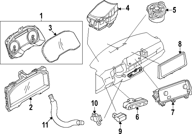 248096SA0E - : Cluster Assembly for INFINITI: QX60 Image