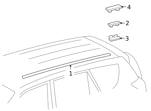 Exterior Trim - Roof for 2007 Toyota RAV4 #0