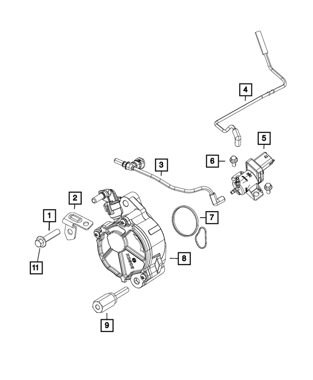 68029482AA - Emission Controls: Bolt for Mopar Image