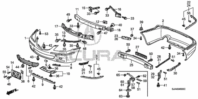 Bumpers (1) for 2008 Acura RL #0