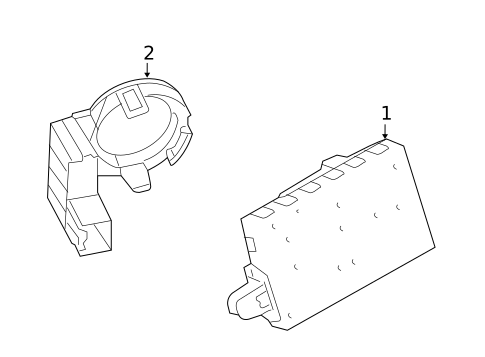 Anti-Theft Components for 2009 Mercury Sable #0