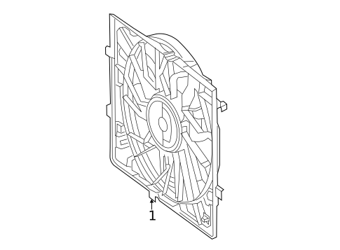 Cooling Fan for 2017 Mercedes-Benz S 550 #0