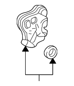 6903033261 - Body: Lock Assembly for Lexus: ES300, ES330, GX470, RX330, RX350, RX400h Image