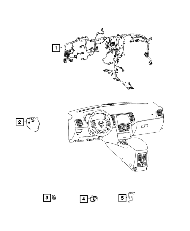 68381028AF - Electrical: Instrument Panel Wiring for Mopar Image image