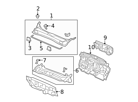 Cowl for 2015 Honda Pilot #0