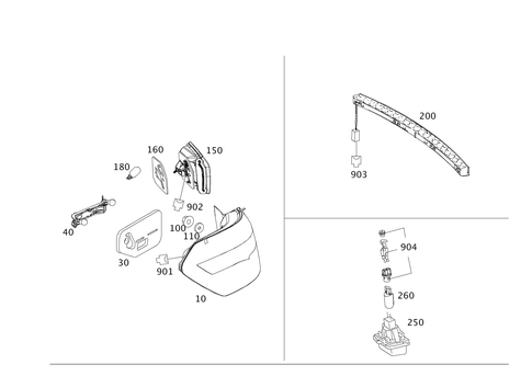 Rear Illumination for 2008 Mercedes-Benz E63 AMG #0