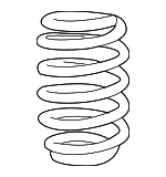 5168886AB - Suspension: Coil Spring for Chrysler: 300 | Dodge: Challenger, Charger Image