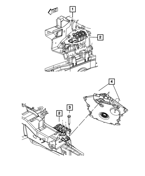 Engine Mounting for 2009 Dodge Journey #3