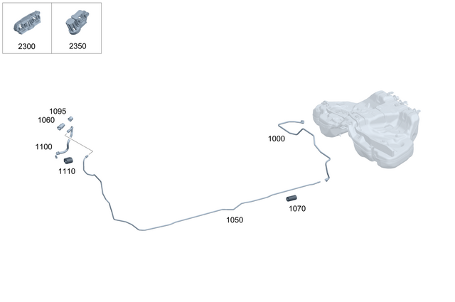 2234702301 - : Fuel Line for Mercedes-Benz: S63 AMG E Performance Image