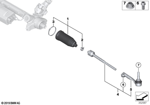 Steering System Connectors for 2018 BMW i3s 94Ah #0