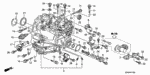 21181PR8000 - Transmission - Manual: SPRING, STRAINER SETTING for Honda Image