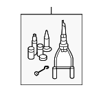 31299177 - Body: Adhesive Kit for Volvo: C30, C70, S40, S60, S70, S90, V40, V50, V60, V60 Cross Country, V70, XC70, XC90 Image