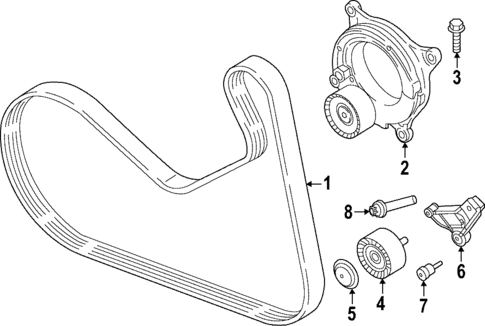 Belts & Pulleys for 2024 BMW M3 #0