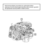R8310898AA - 6.7L Turbo Diesel; Engine: Complete Engine for Mopar Image