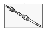 39100JA11F - Suspension: Axle Assembly for Nissan: Altima Image