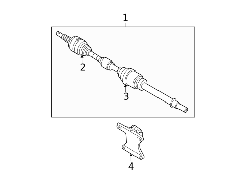 Drive Axles for 2009 Nissan Altima #0