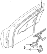 8030004E00 - : Glass for Nissan: Maxima Image