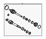 4341078040 - : 2017-2021 Lexus Front Right Passenger CV Axle Shaft Assembly NX200t NX300 for Lexus: NX200t, NX300 Image