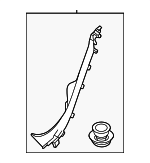 DGH96877002 - Body: Lower Quarter Trim for Mazda: CX-30 Image