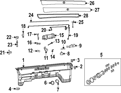 Storage Compartment for 2013 Ram 1500 #1