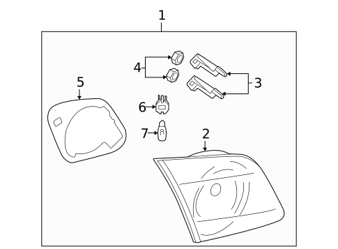 Backup Lamps for 2004 Mazda 3 #0