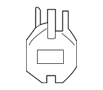 G14S513B7 - Electrical: Socket for Mazda: 3, 5, 626, CX-9 Image