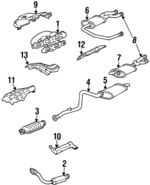 22552918 - Exhaust: Muffler for Pontiac: Grand Am Image