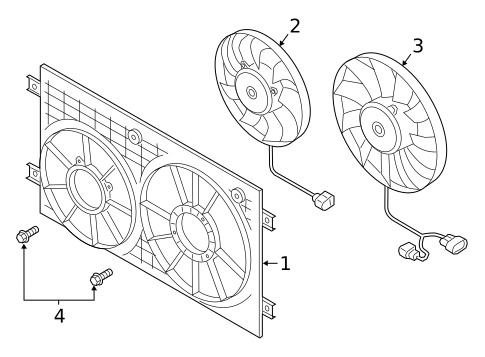Cooling Fan for 2021 Volkswagen Arteon #0