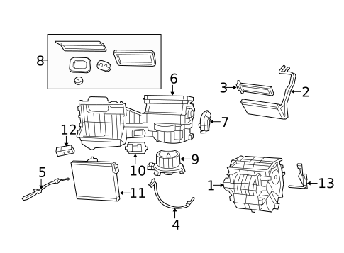 Condenser, Compressor & Lines for 2009 Jeep Wrangler #2