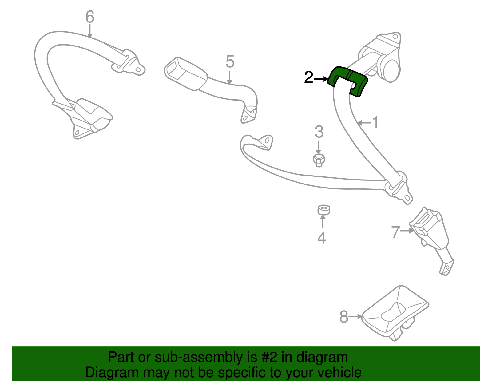 Seat Belt Guide - BMW (72118174319)
