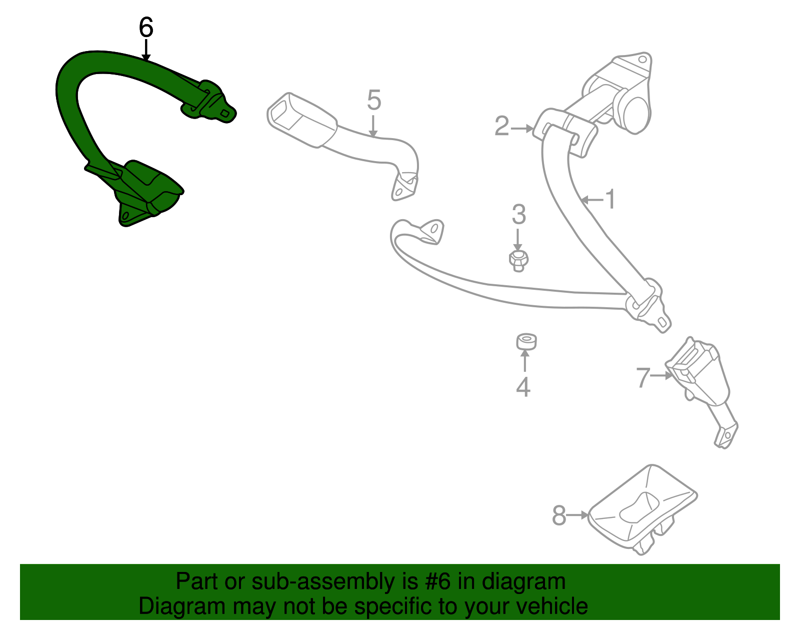 Lap Belt - BMW (72118174394)