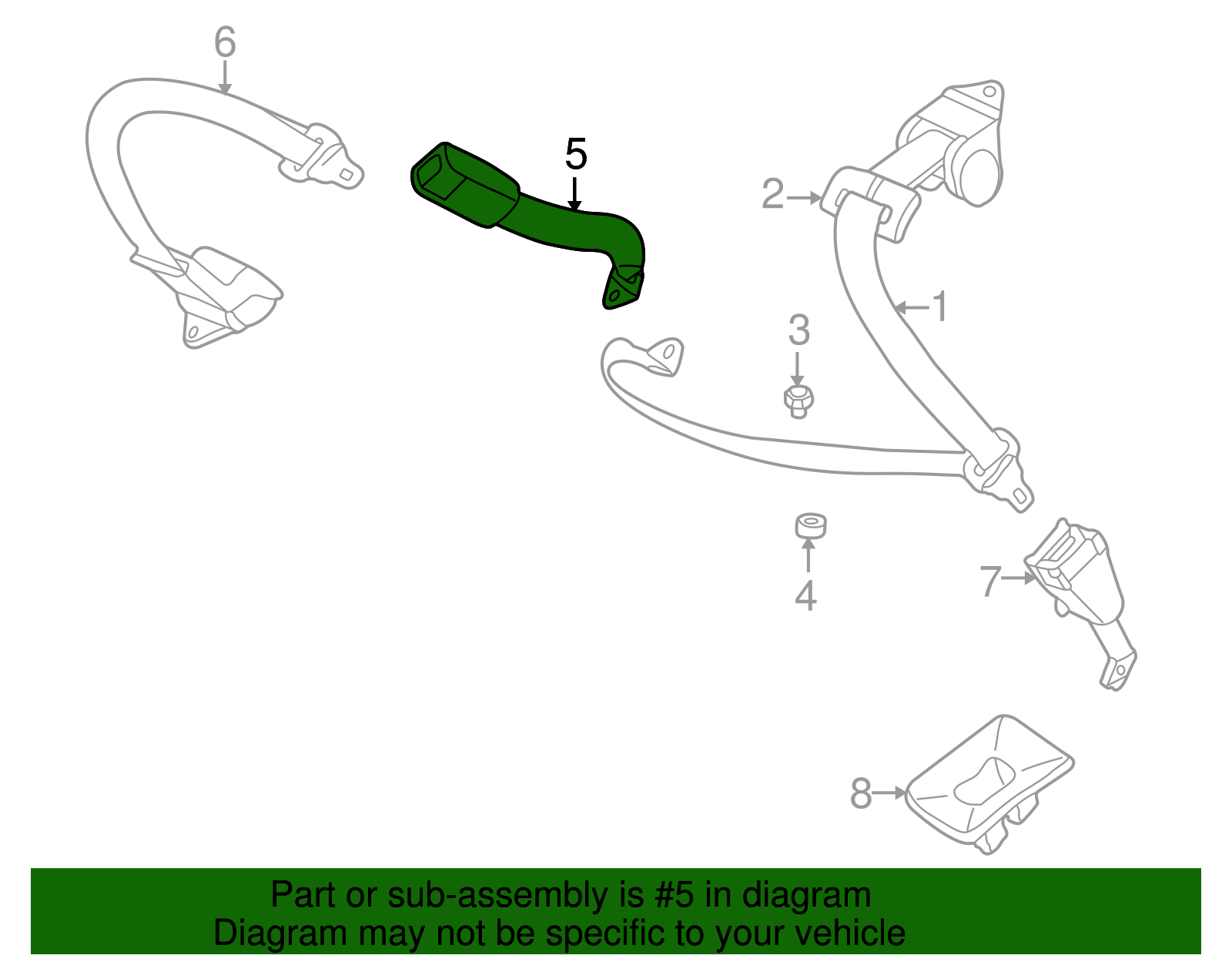 Lap Belt - BMW (72118174360)