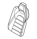 976885805ABLK - : Seat Back Cover for Porsche: Panamera Image