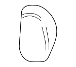 HJE3131AA - : Mirror Inside Cap for Jaguar: Vanden Plas, XJ8, XJR, XK8, XKR Image